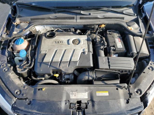 3VWLL7AJ9EM435265 - 2014 VOLKSWAGEN JETTA TDI Көк фото 11