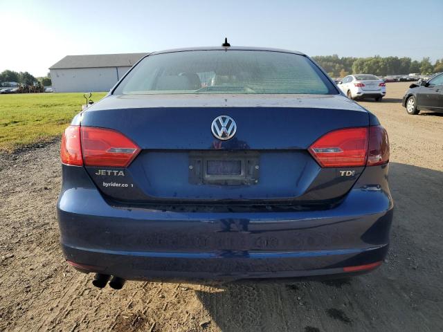 3VWLL7AJ9EM435265 - 2014 VOLKSWAGEN JETTA TDI Көк фото 6