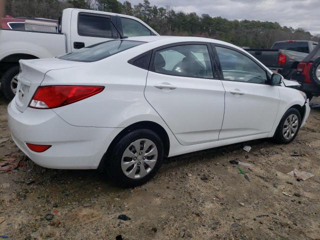 KMHCT4AE2GU124985 - 2016 HYUNDAI ACCENT SE WHITE photo 3