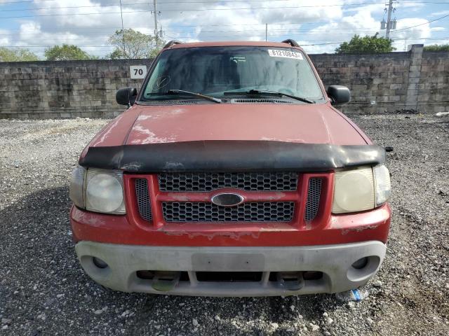 1FMZU67E41UB75423 - 2001 FORD EXPLORER S RED photo 5