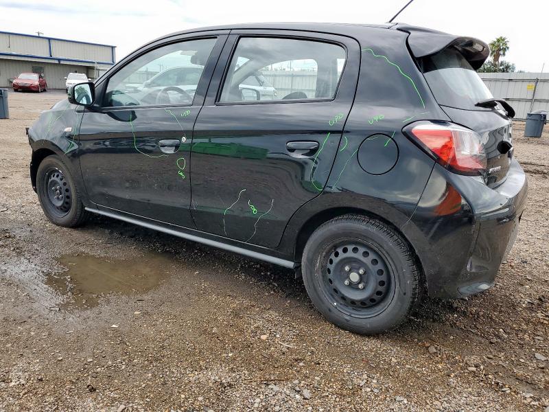 ML32AUHJ0NH003468 - 2022 MITSUBISHI MIRAGE ES BLACK photo 2