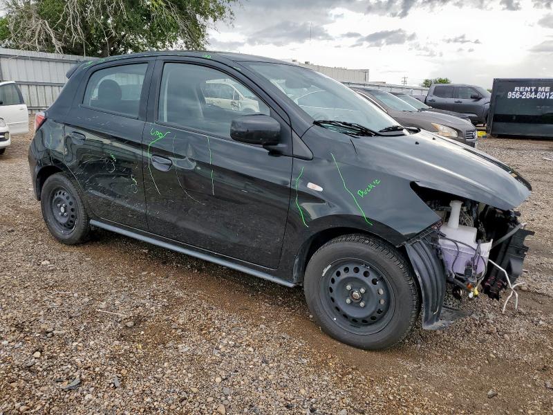 ML32AUHJ0NH003468 - 2022 MITSUBISHI MIRAGE ES BLACK photo 4