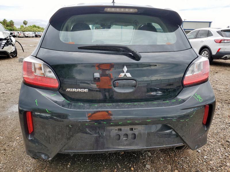 ML32AUHJ0NH003468 - 2022 MITSUBISHI MIRAGE ES BLACK photo 6