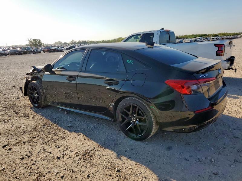 2HGFE2F58NH560377 - 2022 HONDA CIVIC SPORT BLACK photo 2