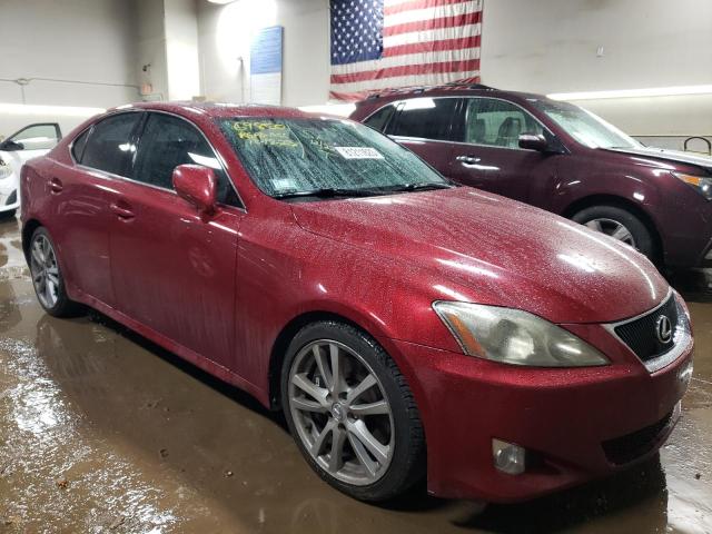 JTHBE262865001597 - 2006 LEXUS IS 350 RED photo 4