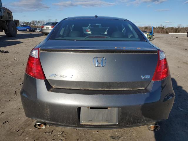 1HGCS22898A004271 - 2008 HONDA ACCORD EXL CHARCOAL photo 6