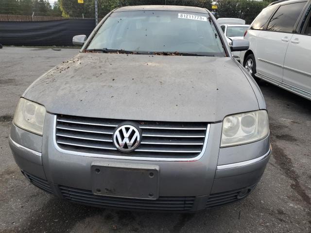 WVWPD63B73E404598 - 2003 VOLKSWAGEN PASSAT GLS SILVER photo 5