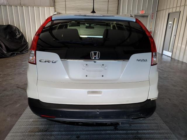 5J6RM3H73CL047714 - 2012 HONDA CR-V EXL WHITE photo 6