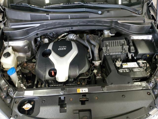 5XYZWDLA1DG109617 - 2013 HYUN SANTA FE SPORT GRAY photo 12