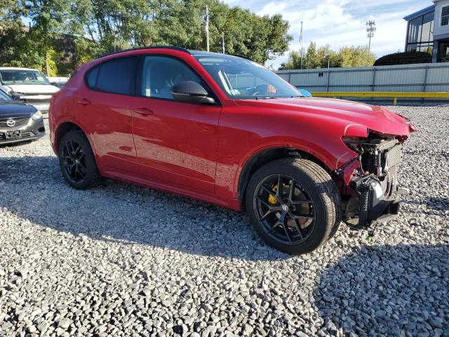 ZASPAKBN4M7D18966 - 2021 ALFA ROMEO STELVIO TI RED photo 4