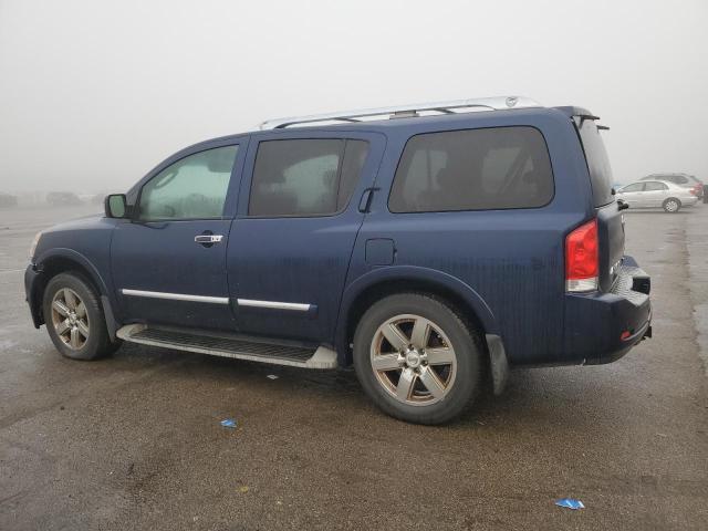 5N1AA0NE0AN611443 - 2010 NISSAN ARMADA PLATINUM BLUE photo 2