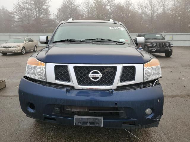 5N1AA0NE0AN611443 - 2010 NISSAN ARMADA PLATINUM BLUE photo 5