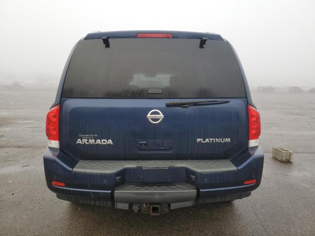 5N1AA0NE0AN611443 - 2010 NISSAN ARMADA PLATINUM BLUE photo 6