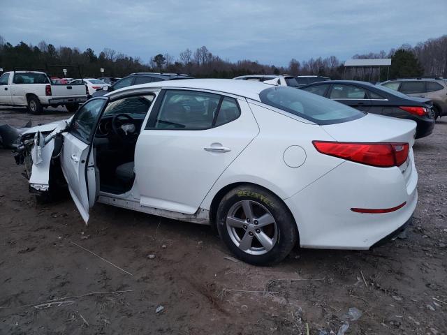 5XXGM4A79EG288578 - 2014 KIA OPTIMA LX WHITE photo 2