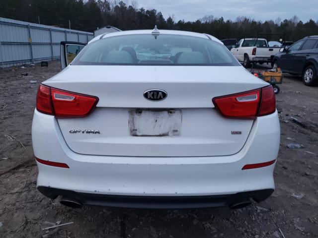 5XXGM4A79EG288578 - 2014 KIA OPTIMA LX WHITE photo 6