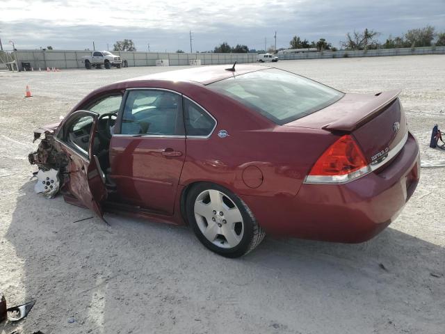 2G1WV58K781358008 - 2008 CHEVROLET IMPALA 50TH ANNIVERSARY MAROON photo 2