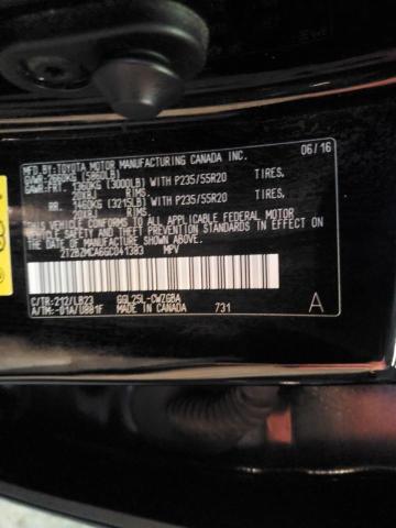 2T2BZMCA6GC041383 - 2016 LEXUS RX 350 BASE 黑色 照片 13