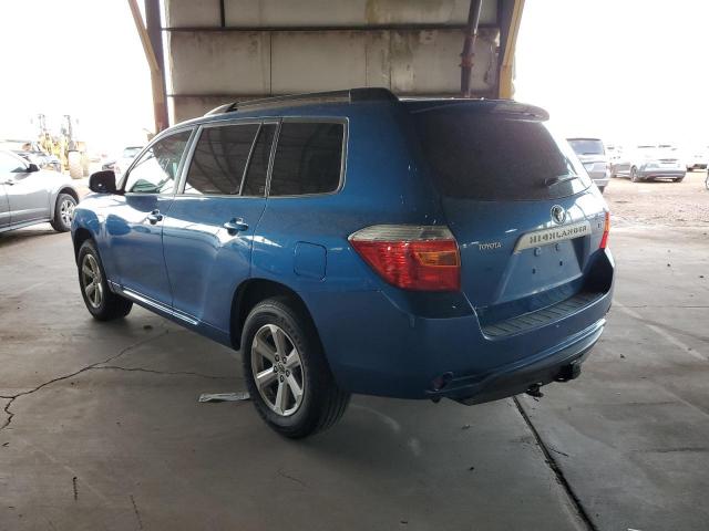 JTEDS41A882007140 - 2008 TOYOTA HIGHLANDER BLUE photo 3