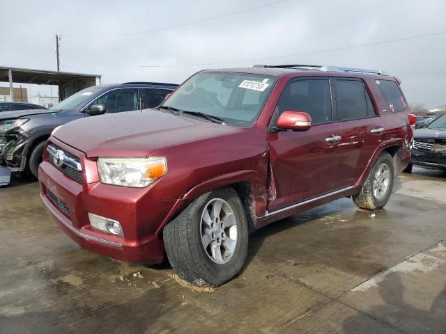 JTEBU5JR7A5006904 - 2010 TOYOTA 4RUNNER SR5 BURGUNDY photo 1