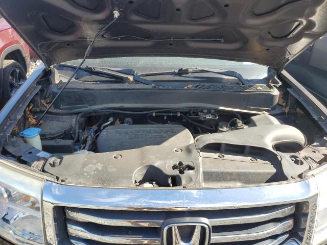 5FNYF4H5XDB073814 - 2013 HONDA PILOT EXL GRAY photo 12