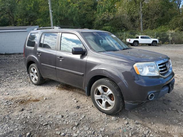 5FNYF4H5XDB073814 - 2013 HONDA PILOT EXL GRAY photo 4