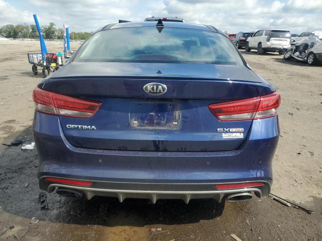 5XXGW4L22JG216885 - 2018 KIA OPTIMA SX أزرق صورة 6