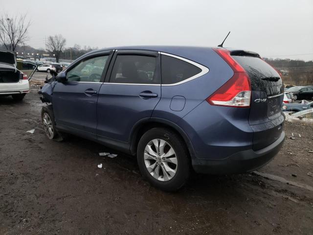 2HKRM4H59DH615139 - 2013 HONDA CR-V EX BLUE photo 2