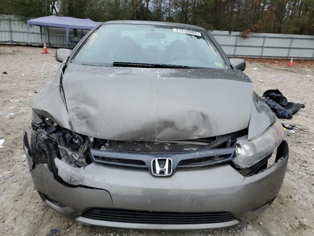 2HGFG12658H501956 - 2008 HONDA CIVIC LX GRAY photo 5