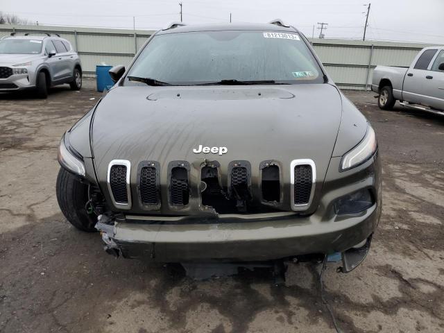 1C4PJLCB2GW160110 - 2016 JEEP CHEROKEE LATITUDE GREEN photo 5