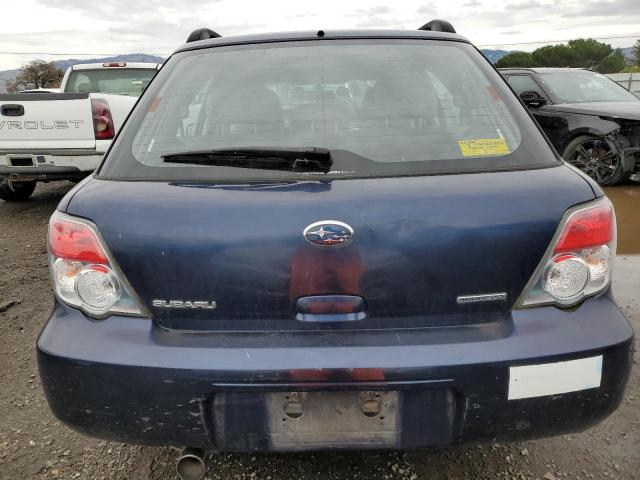 JF1GG67666H807341 - 2006 SUBARU IMPREZA 2.5I SPORTS WAGON BLUE photo 6