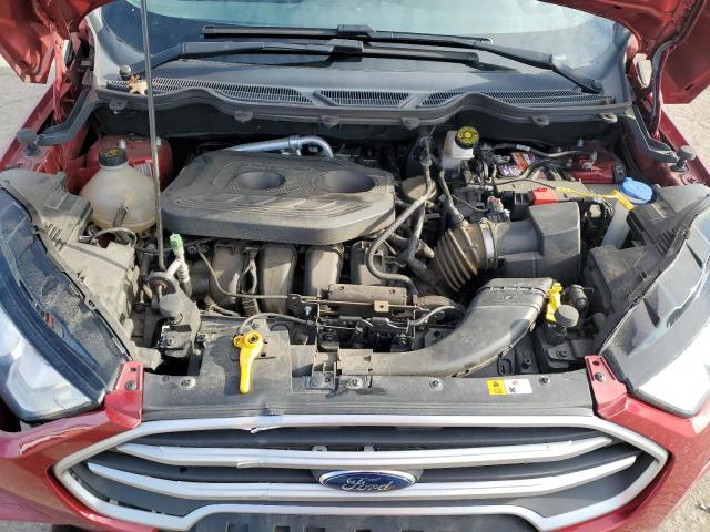 MAJ6P1UL8JC168281 - 2018 FORD ECOSPORT SE RED photo 11