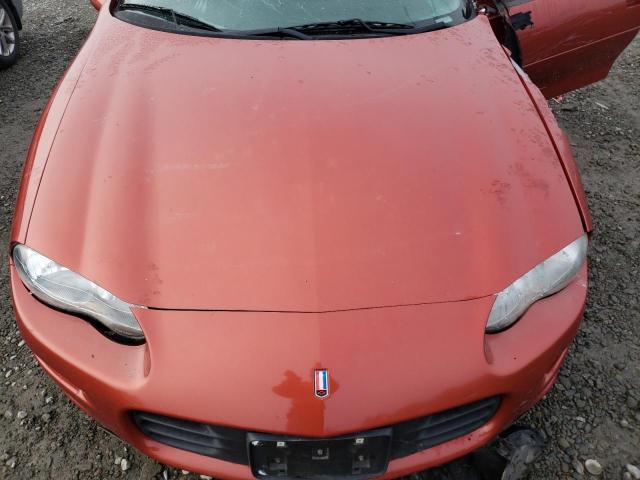 2G1FP22K412112700 - 2001 CHEVROLET CAMARO ORANGE photo 11