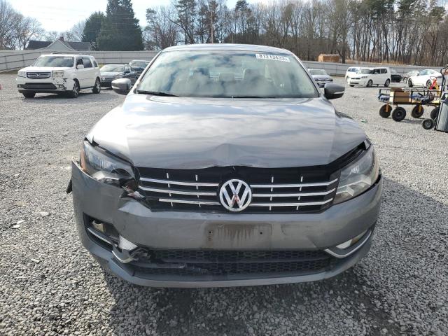 1VWCV7A38FC015723 - 2015 VOLKSWAGEN PASSAT SEL GRAY photo 5