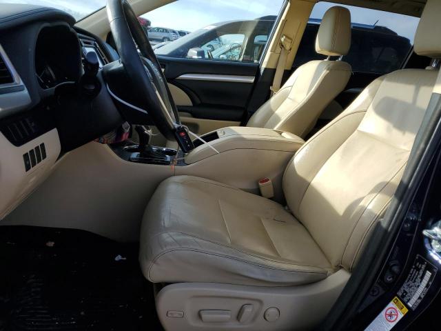 5TDJKRFH8FS150525 - 2015 TOYOTA HIGHLANDER XLE BLUE photo 7