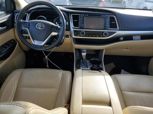 5TDJKRFH8FS150525 - 2015 TOYOTA HIGHLANDER XLE BLUE photo 8