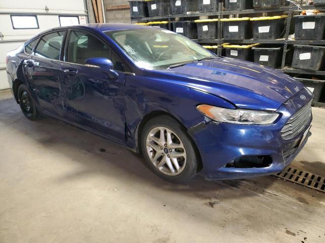 3FA6P0H78GR349155 - 2016 FORD FUSION SE BLUE photo 4