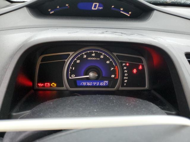 19XFA1F93AE038253 - 2010 HONDA CIVIC EXL ნაცრისფერი ფოტო 9