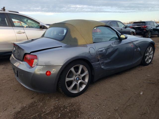 4USBU33568LW74423 - 2008 BMW Z4 3.0 SILVER photo 3