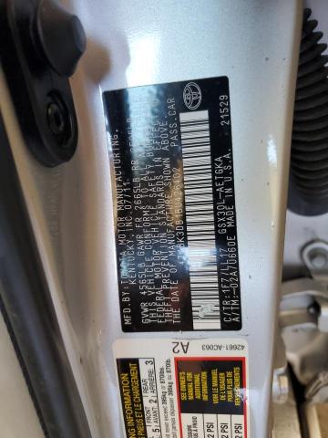 4T1BK3DB1BU426402 - 2011 TOYOTA AVALON BASE Argent photo 13