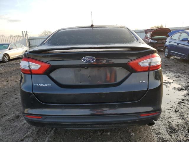 3FA6P0H70FR277530 - 2015 FORD FUSION SE BLACK photo 6