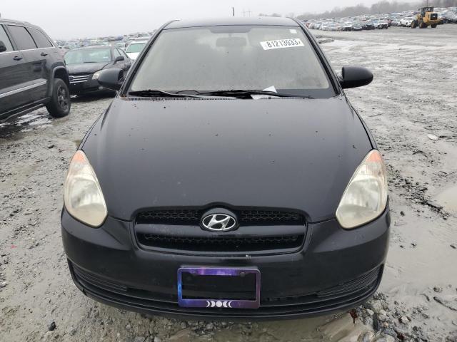 KMHCM36C98U081262 - 2008 HYUNDAI ACCENT GS BLACK photo 5