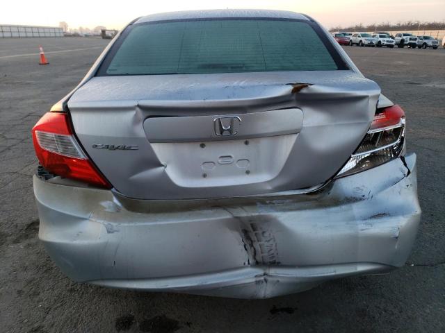 19XFB2F54CE310411 - 2012 HONDA CIVIC LX SILVER photo 6