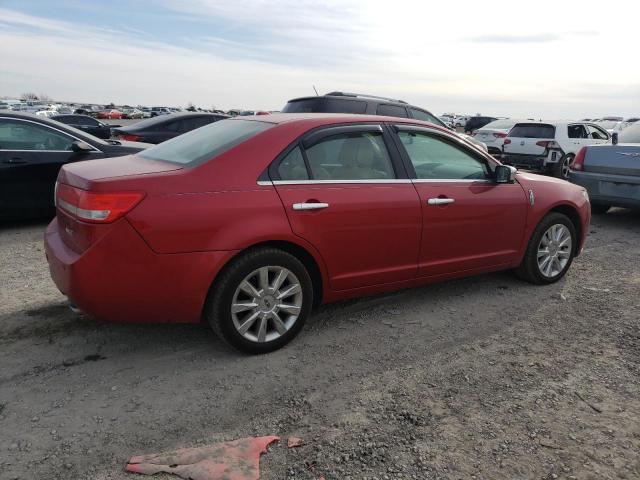 3LNHL2GC5CR818880 - 2012 LINCOLN MKZ RED photo 3