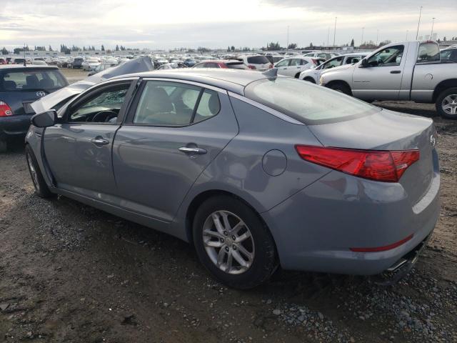 5XXGM4A72CG043523 - 2012 KIA OPTIMA LX GRAY photo 2