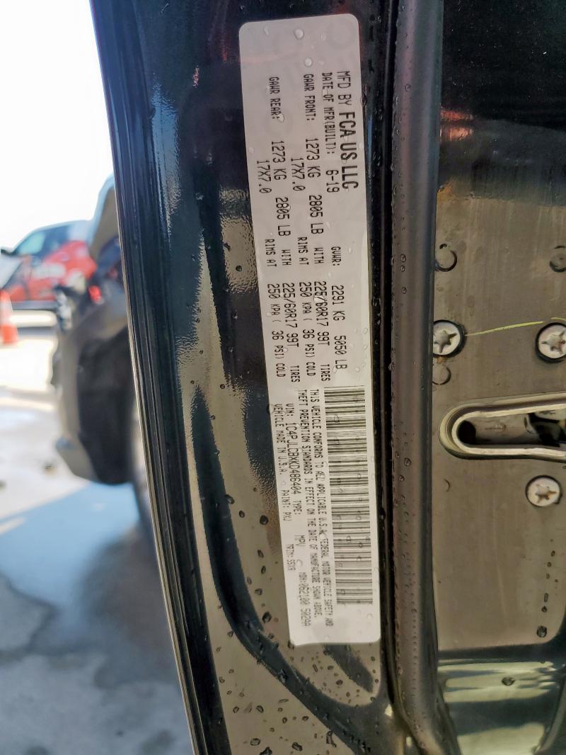 1C4PJLCBXKD486404 - 2019 JEEP CHEROKEE LATITUDE 黑色 照片 13