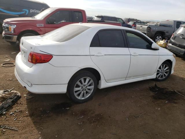 2T1BU4EE2AC411450 - 2010 TOYOTA COROLLA BASE WHITE photo 3