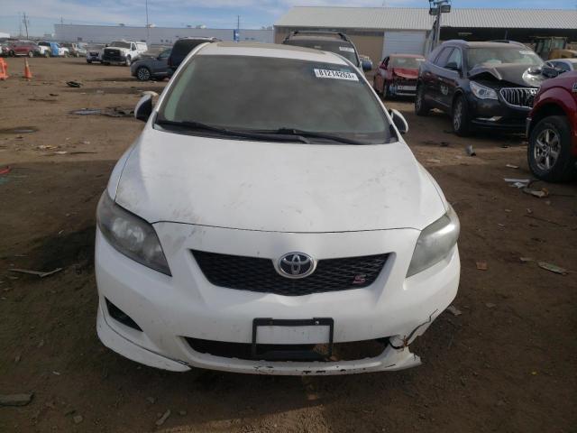 2T1BU4EE2AC411450 - 2010 TOYOTA COROLLA BASE WHITE photo 5