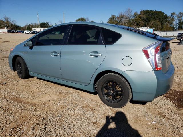 JTDKN3DU7C1613899 - 2012 TOYOTA PRIUS TURQUOISE photo 2