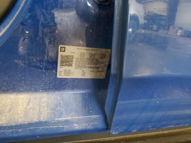 1GNSKDECXJR317463 - 2018 CHEVROLET TAHOE POLICE Blau Foto 13