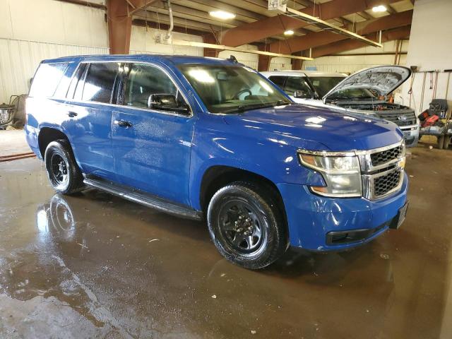 1GNSKDECXJR317463 - 2018 CHEVROLET TAHOE POLICE Blau Foto 4